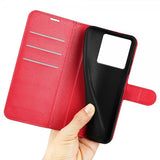Xiaomi 13T/13T Pro Etui Litchi Rød