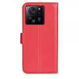Xiaomi 13T/13T Pro Etui Litchi Rød
