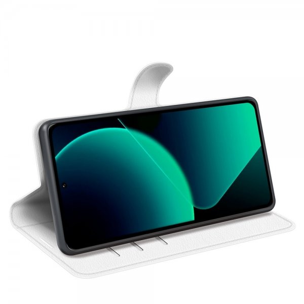 Xiaomi 13T/13T Pro Etui Litchi Hvit