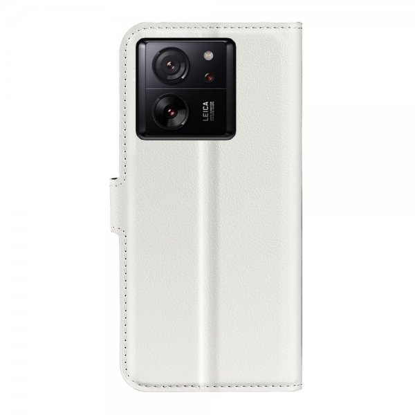 Xiaomi 13T/13T Pro Etui Litchi Hvit