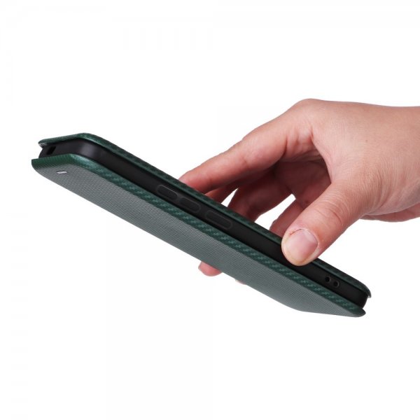 Xiaomi 14 Etui Karbonfibertekstur Grønn