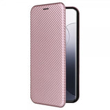 Xiaomi 14 Etui Karbonfibertekstur Rosegull