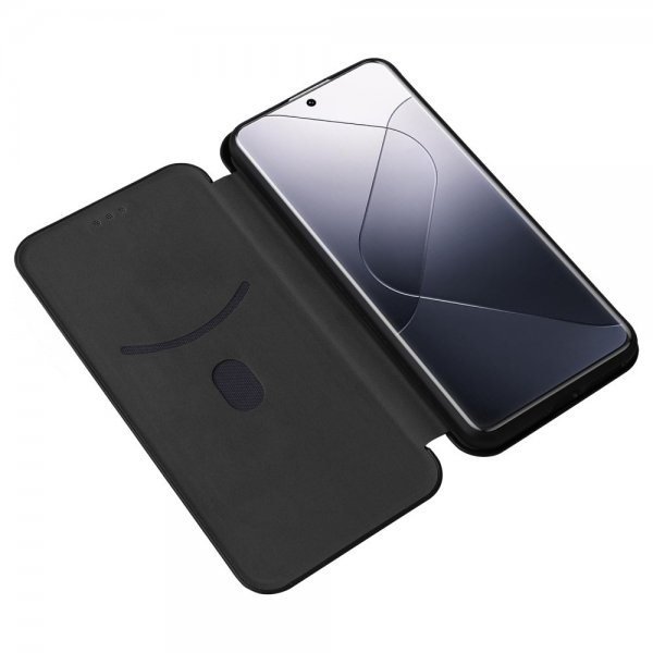 Xiaomi 14 Etui Karbonfibertekstur Svart