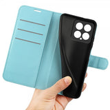 Xiaomi 14 Etui Litchi Blå