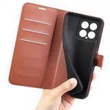Xiaomi 14 Etui Litchi Brun