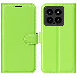 Xiaomi 14 Etui Litchi Grønn
