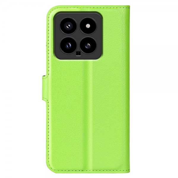 Xiaomi 14 Etui Litchi Grønn