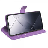 Xiaomi 14 Etui Litchi Lilla