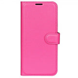 Xiaomi 14 Etui Litchi Magenta