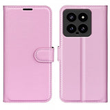 Xiaomi 14 Etui Litchi Rosa