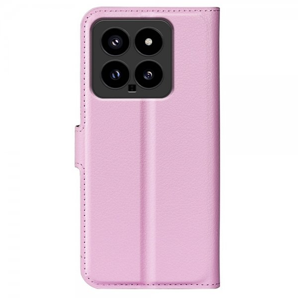Xiaomi 14 Etui Litchi Rosa