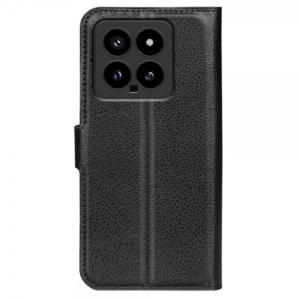 Xiaomi 14 Etui Litchi Svart
