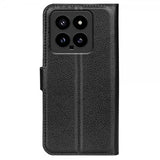 Xiaomi 14 Etui Litchi Svart