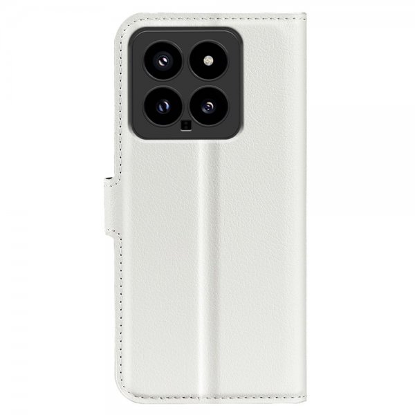 Xiaomi 14 Etui Litchi Hvit
