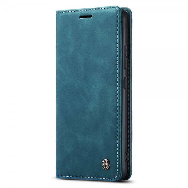 CaseMe Xiaomi 14 Etui Retro Flip Blå