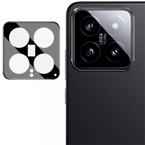 Imak Xiaomi 14 Kamerabeskytter i Herdet Glass Svart