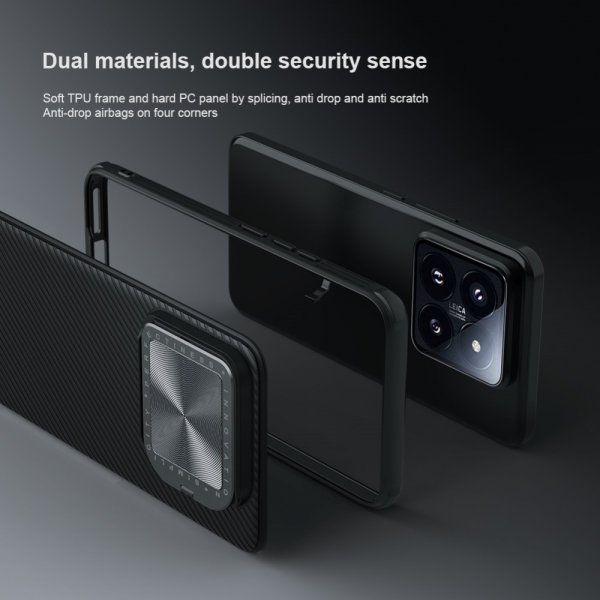 Nillkin Xiaomi 14 Deksel CamShield Prop MagSafe Blå