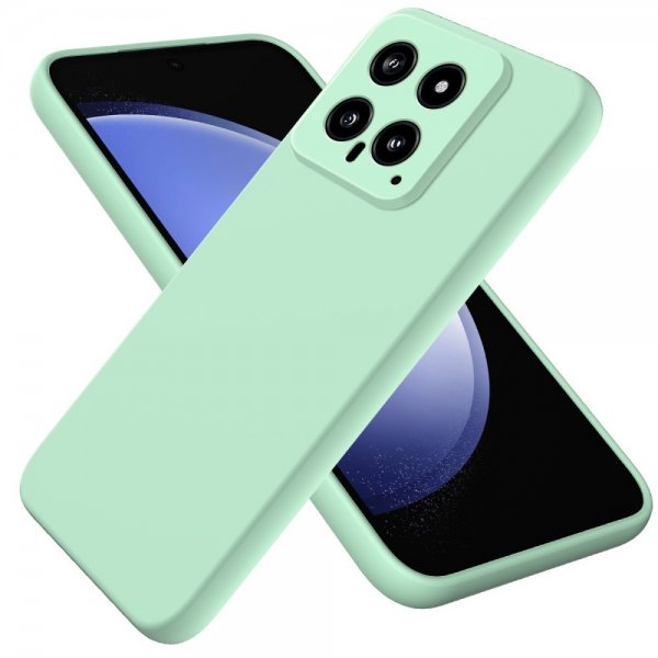 Xiaomi 14 Deksel med Stropp Silikon Grønn