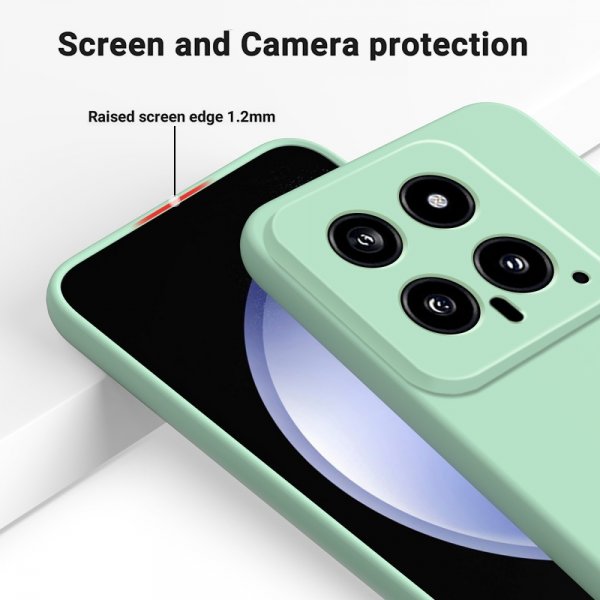 Xiaomi 14 Deksel med Stropp Silikon Grønn