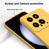Xiaomi 14 Deksel med Stropp Silikon Gul