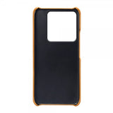 Xiaomi 14 Deksel med To Kortlommer Oransje