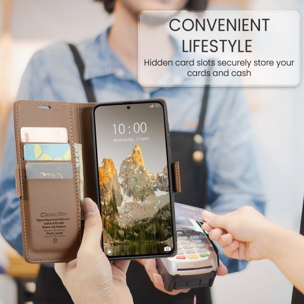 CaseMe Xiaomi 14T Etui 023 Series Brun