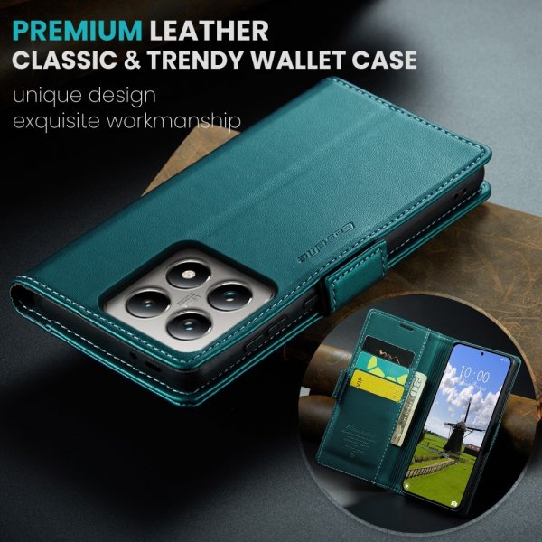 CaseMe Xiaomi 14T Etui 023 Series Grønn