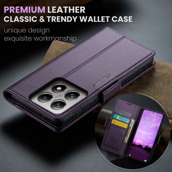 CaseMe Xiaomi 14T Etui 023 Series Lilla
