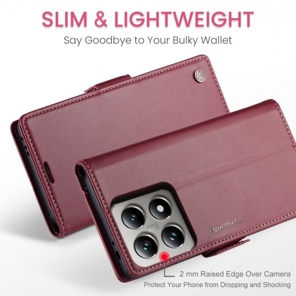 CaseMe Xiaomi 14T Etui 023 Series Rød