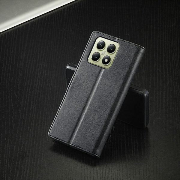 Lc.Imeeke Xiaomi 14T Etui med Kortlomme stativfunksjon Svart