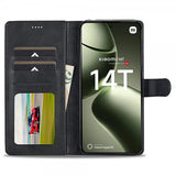 Lc.Imeeke Xiaomi 14T Etui med Kortlomme stativfunksjon Svart