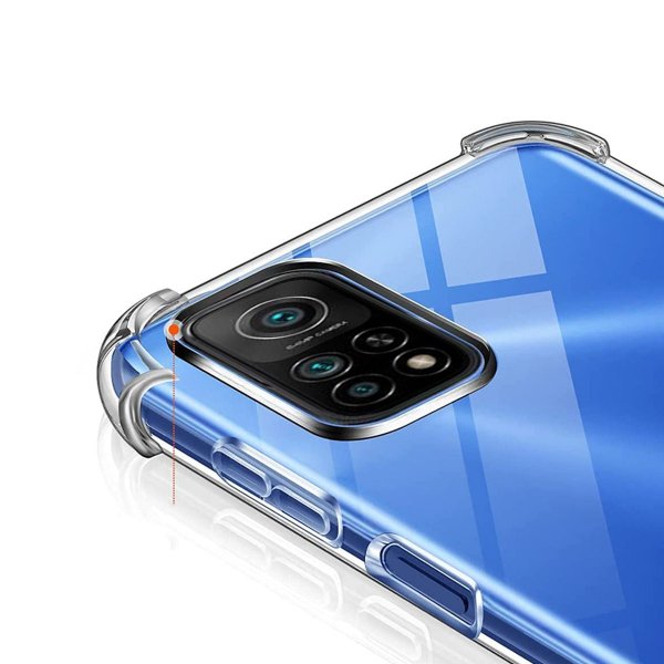 Xiaomi Mi 10T/10T Pro Deksel Støtsikker Transparent
