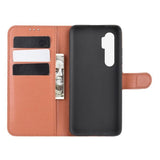 Xiaomi Mi Note 10 Lite Etui med Stativ Brun