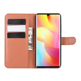 Xiaomi Mi Note 10 Lite Etui med Stativ Brun