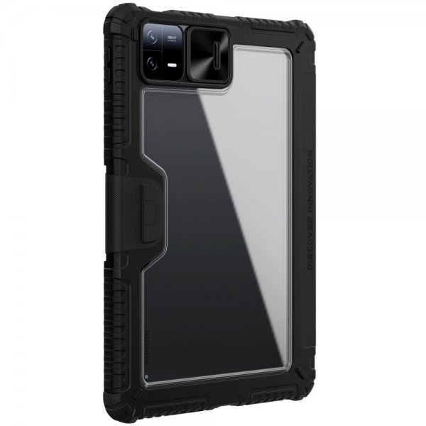 Nillkin Xiaomi Pad 6 Etui Bumper Leather Case Pro Svart