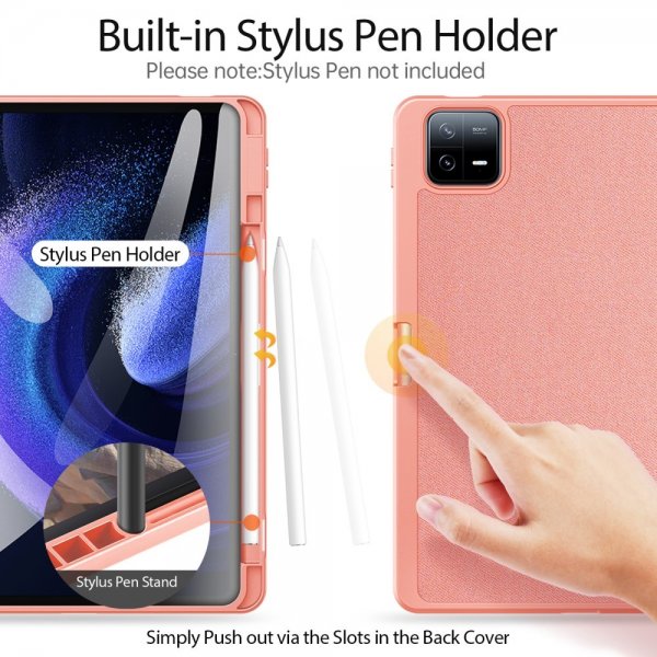Dux Ducis Xiaomi Pad 6 Etui Domo Series Rosa
