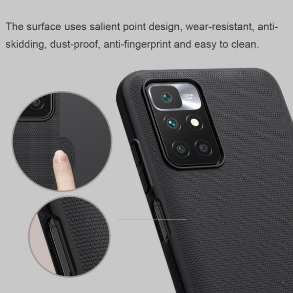 Nillkin Xiaomi Redmi 10 Deksel Frosted Shield Rød