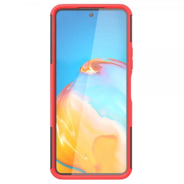 Xiaomi Redmi 12 Deksel Dekkmønster Stativfunksjon Rød