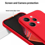 Xiaomi Redmi 12 Deksel med Stropp Silikon Rød
