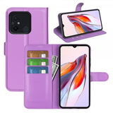 Xiaomi Redmi 12C Etui Litchi Lilla