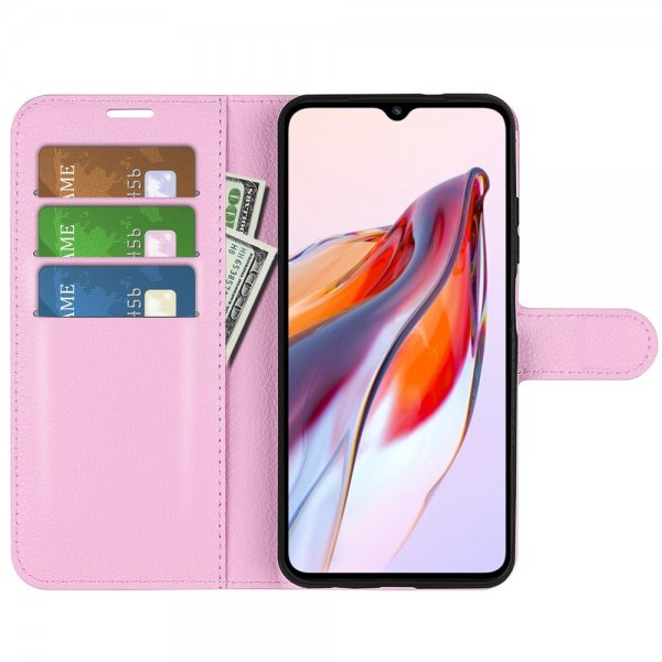 Xiaomi Redmi 12C Etui Litchi Rosa