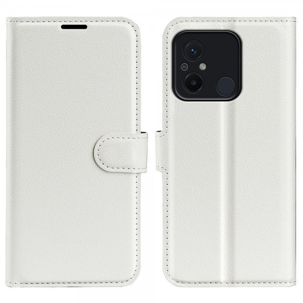 Xiaomi Redmi 12C Etui Litchi Hvit