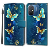 Xiaomi Redmi 12C Etui Motiv Glitter Sommerfugler