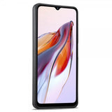 Lc.Imeeke Xiaomi Redmi 12C Deksel Karbonfibertekstur Rød Stripe Svart
