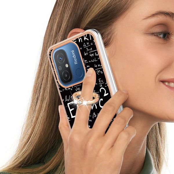 Xiaomi Redmi 12C Deksel Finger Ring Motiv Ligninger