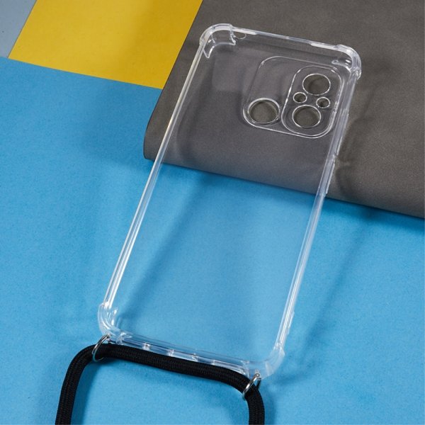 Xiaomi Redmi 12C Deksel med Stropp Transparent