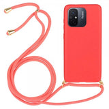 Xiaomi Redmi 12C Deksel Hvetestrå Stropp Rød