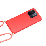 Xiaomi Redmi 12C Deksel Hvetestrå Stropp Rød