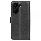 Xiaomi Redmi 13C Etui Litchi Svart