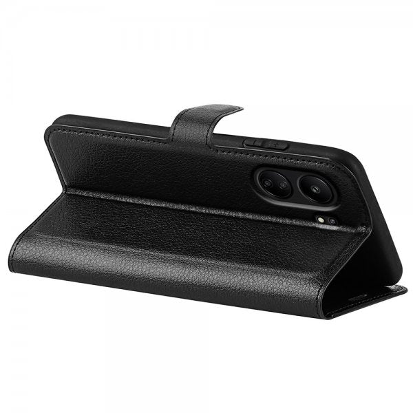 Xiaomi Redmi 13C Etui Litchi Svart